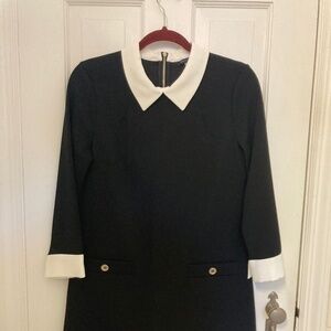 Like New Tommy Hilfiger Collared Black Dress